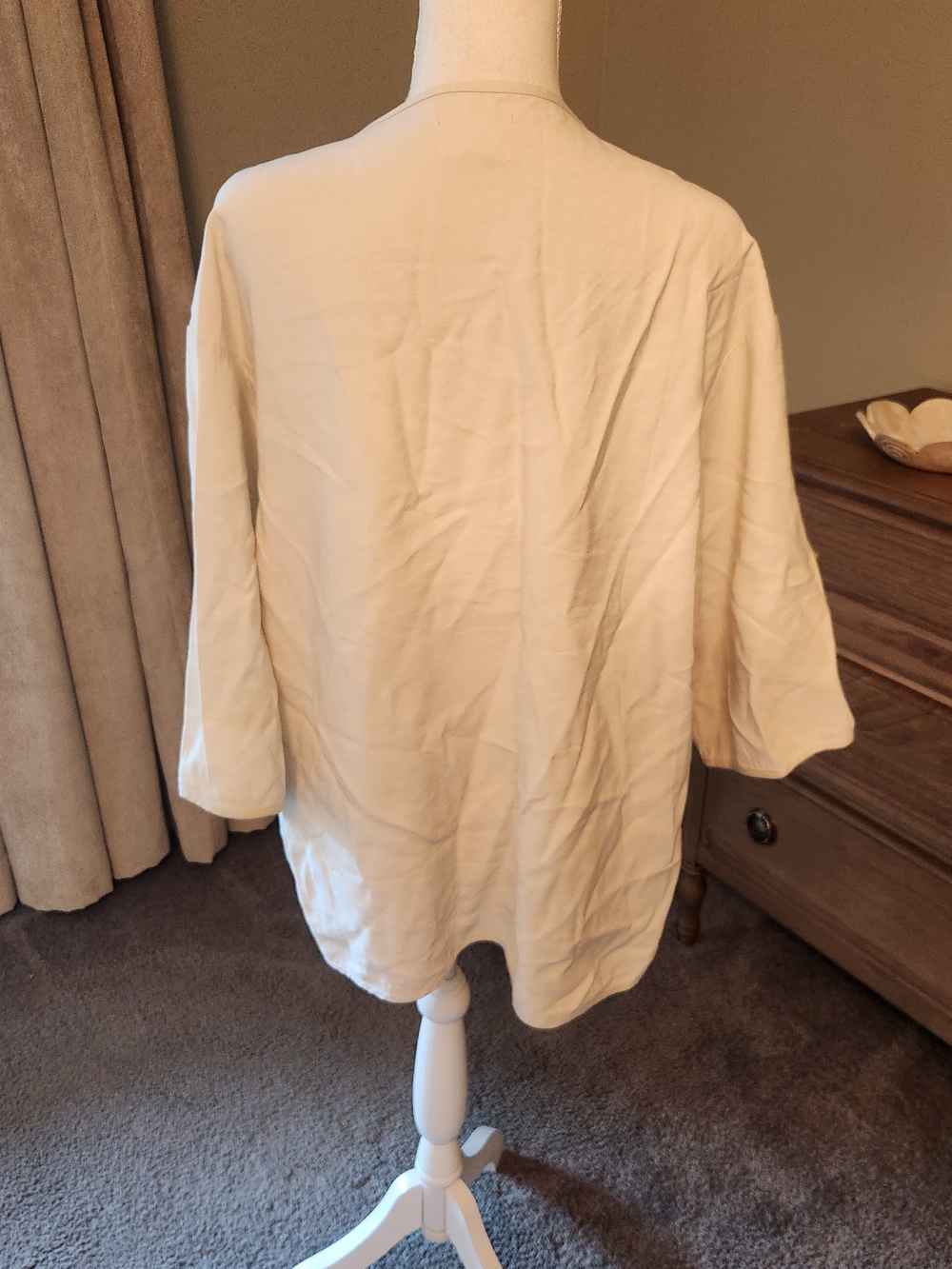 Universal Thread Cream Lightweight Open-Front Cardigan - Picture 3 of 4